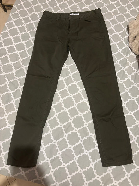 Παντελόνι Λάδι Zara Skinny Fit